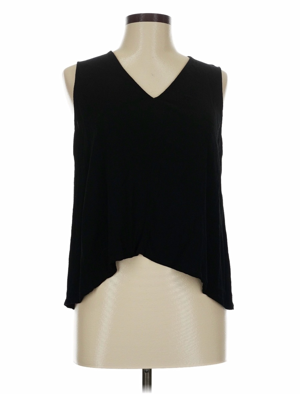 Madewell Black V-Neck Sleeveless Tank